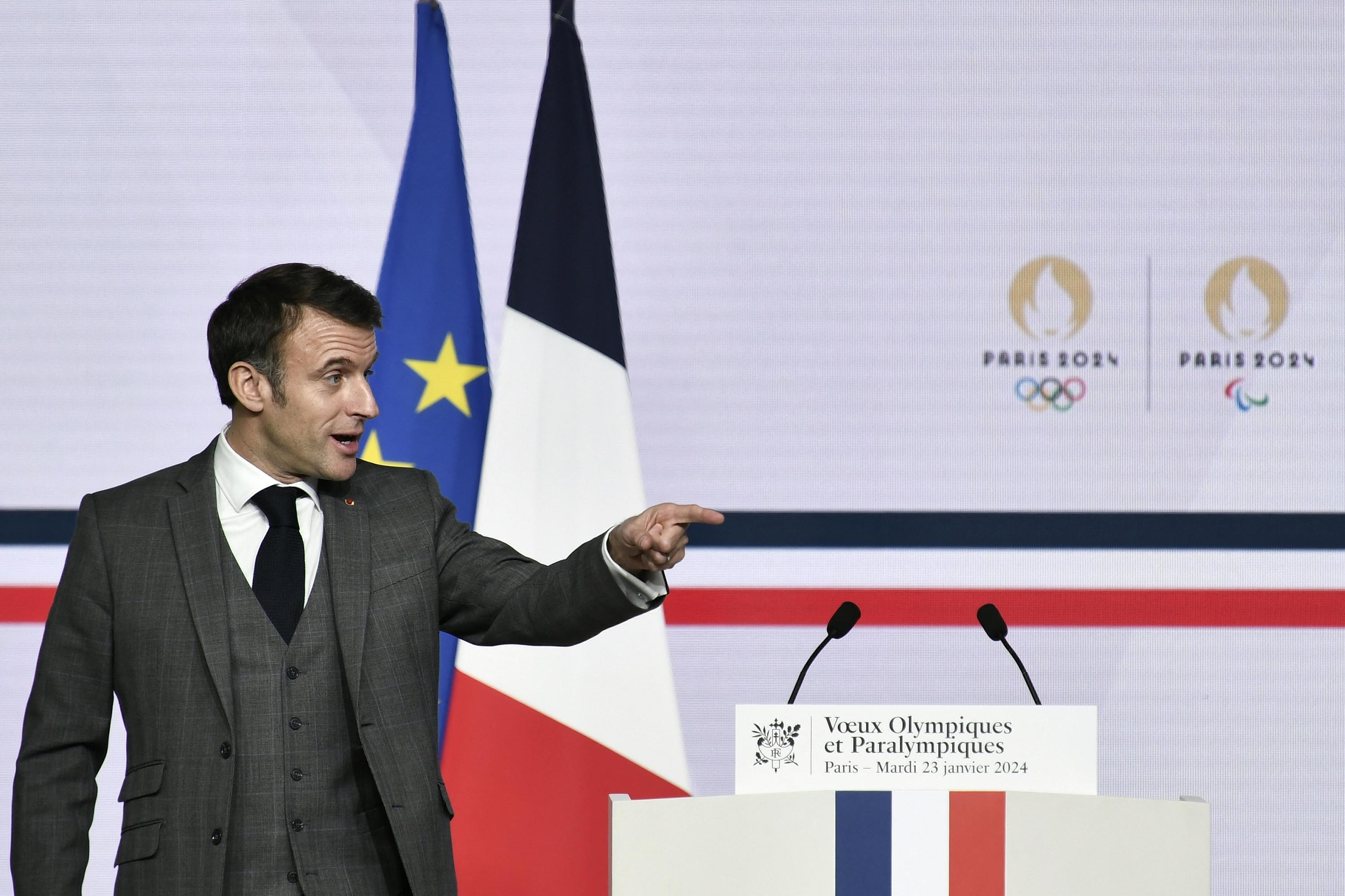 Top 5, security, transport… Macron’s strong ambitions for the 2024 Olympics
