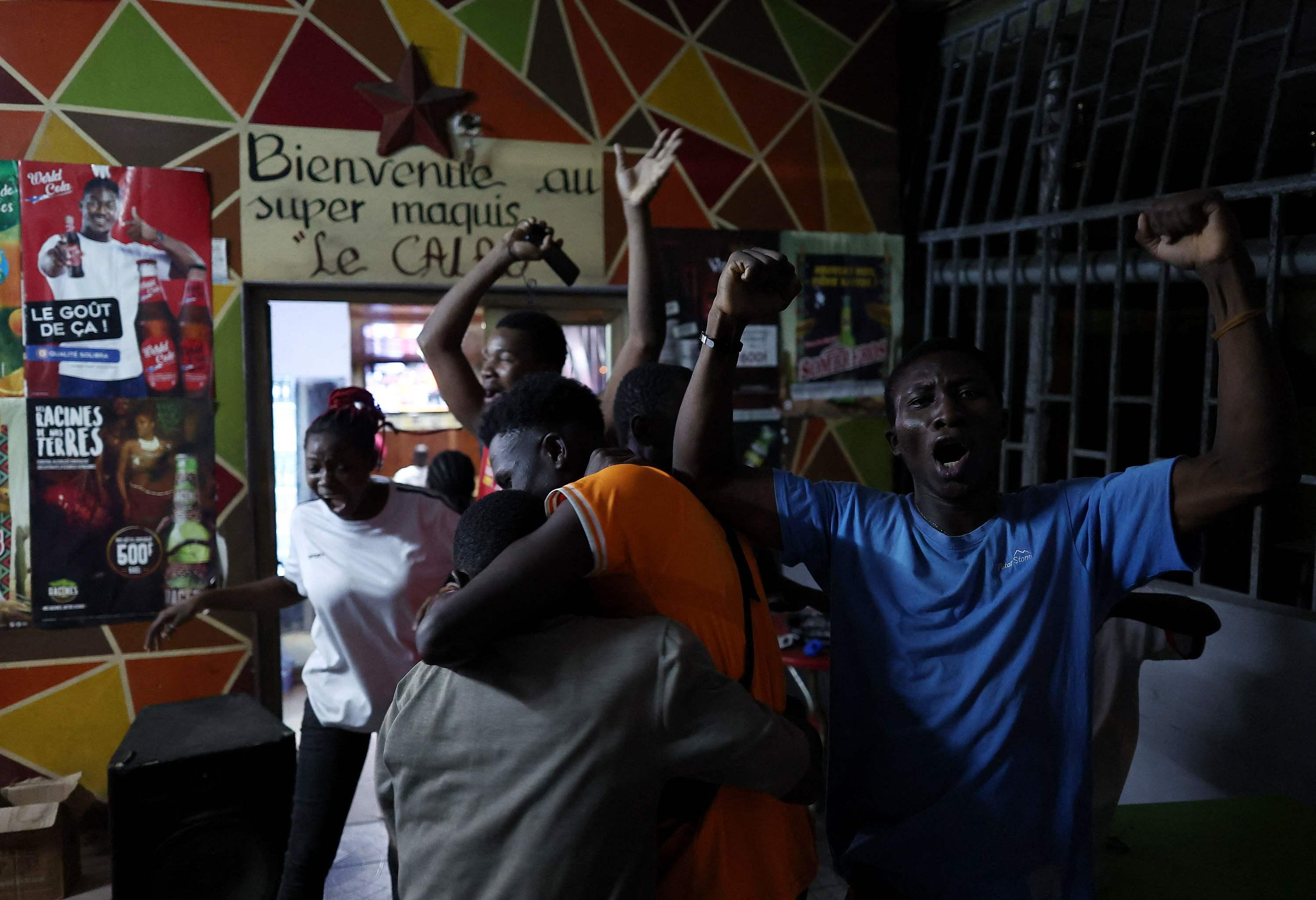 CAN: the joy of Ivorian supporters after their qualification against Senegal