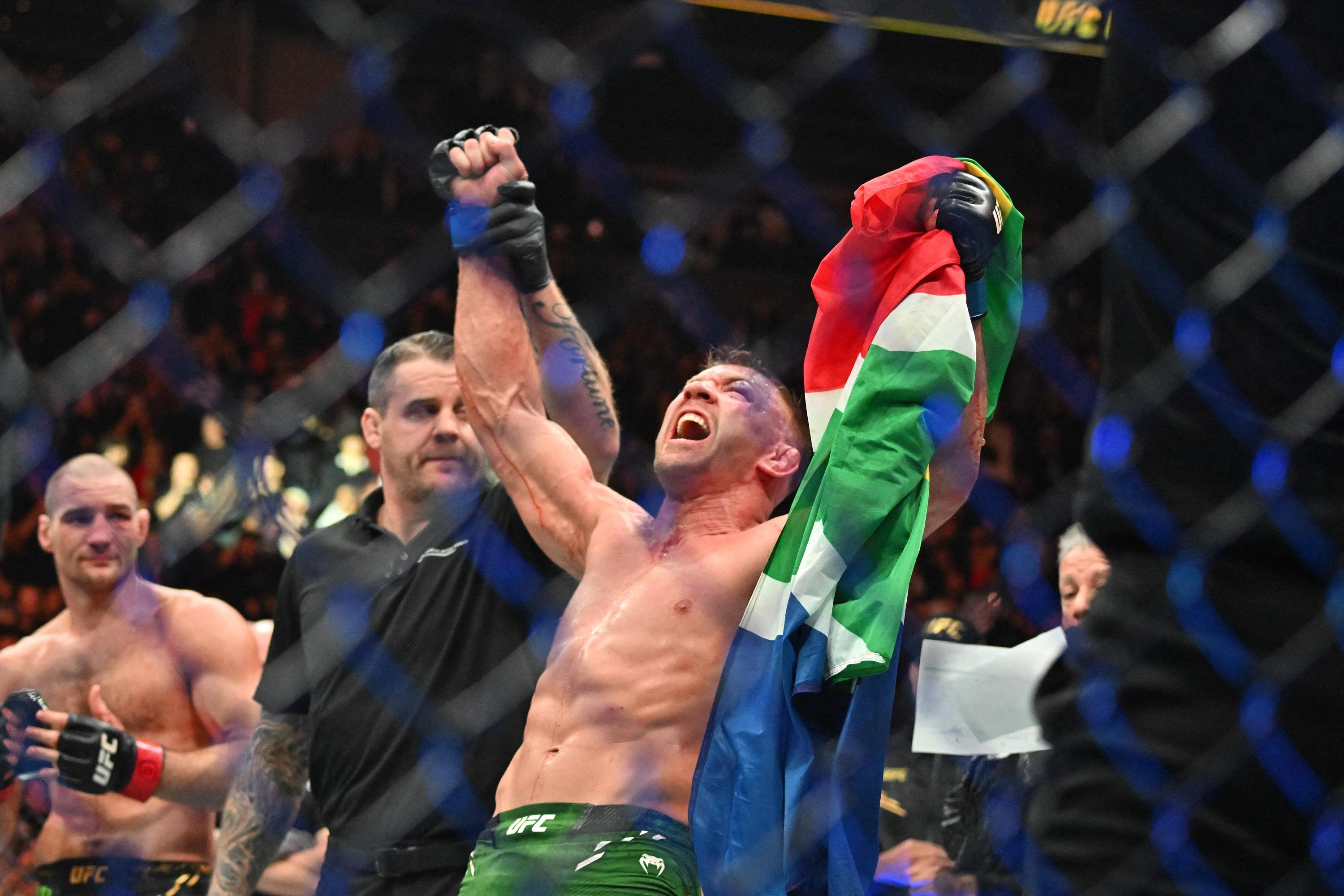 MMA: in video, Du Plessis first South African UFC champion