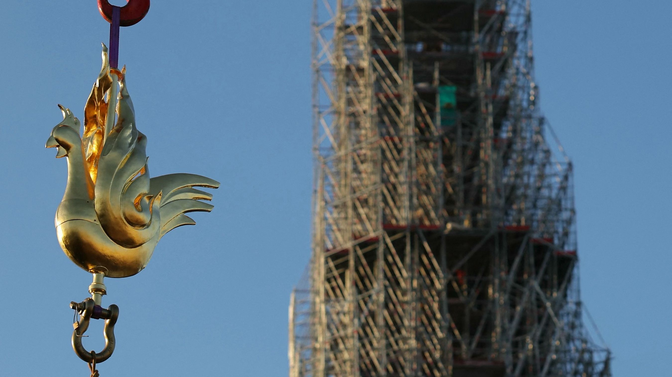 For the Paris Olympic Games, the Notre-Dame spire will be ready