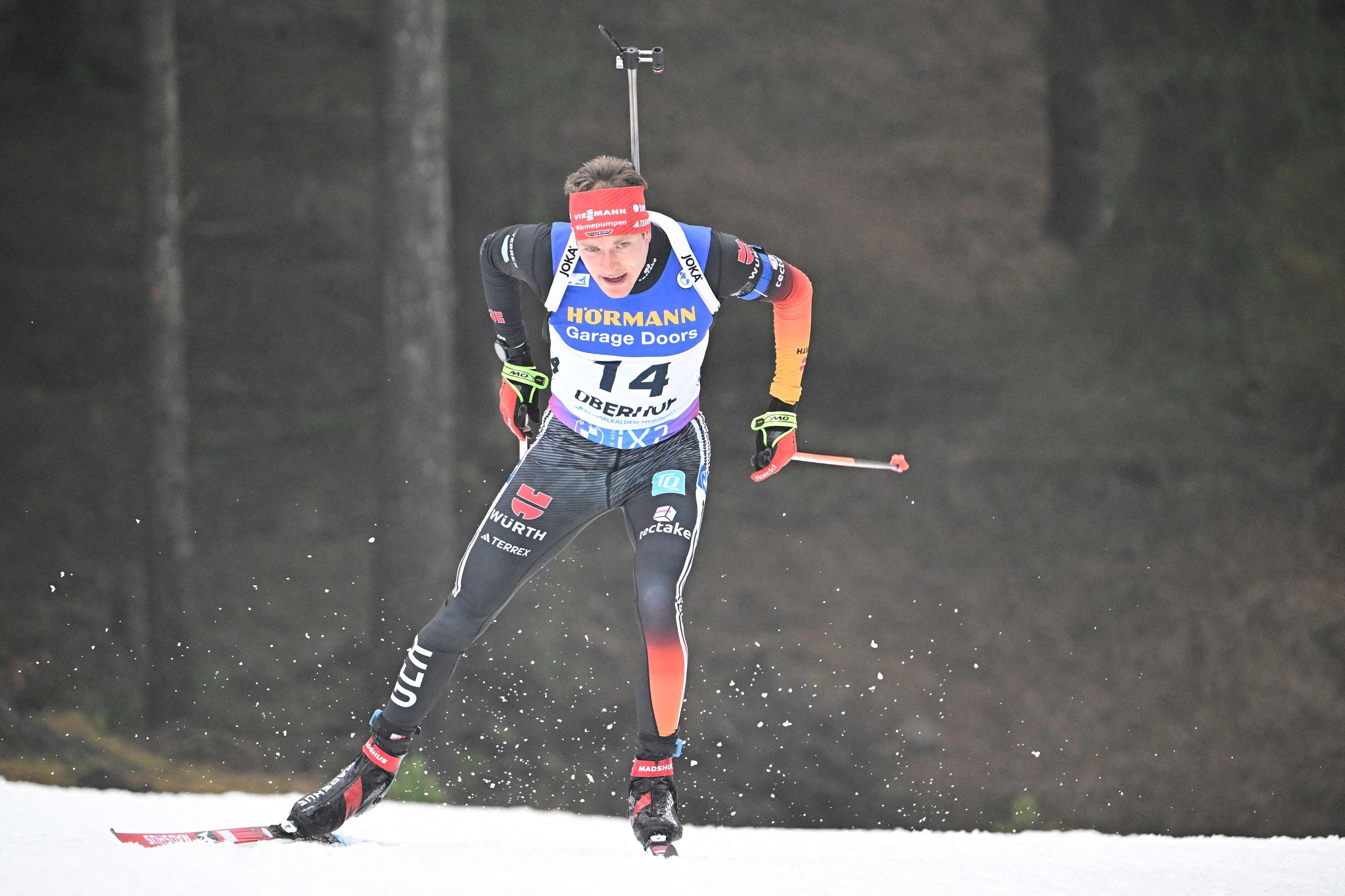 Biathlon: Benedikt Doll frustrates the Norwegians at Oberhof