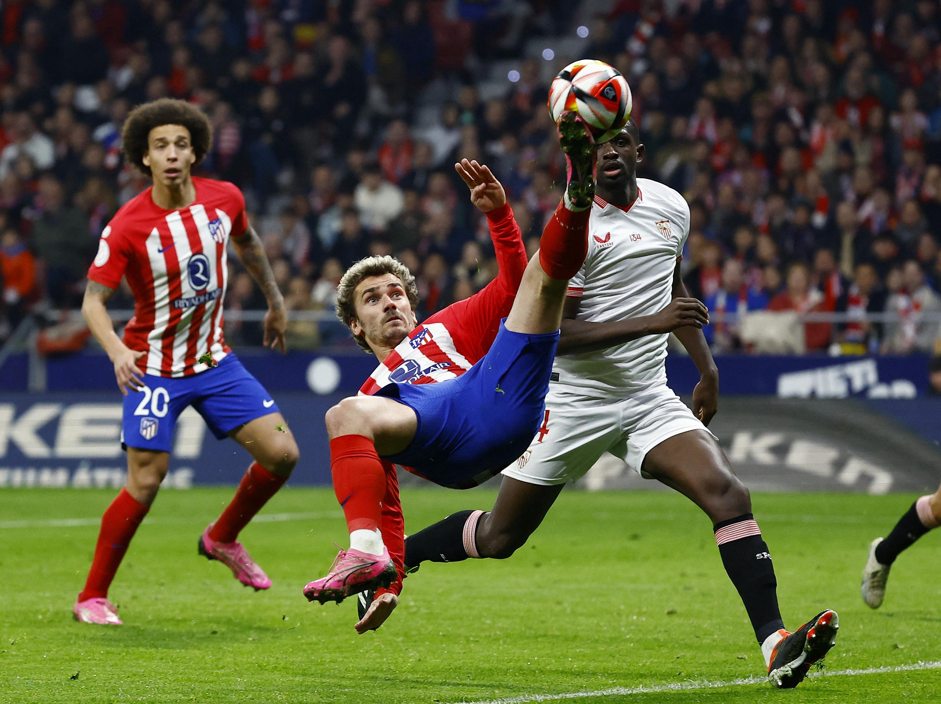 Copa del Rey: Griezmann and Atlético Madrid win against Sevilla and reach the semi-finals