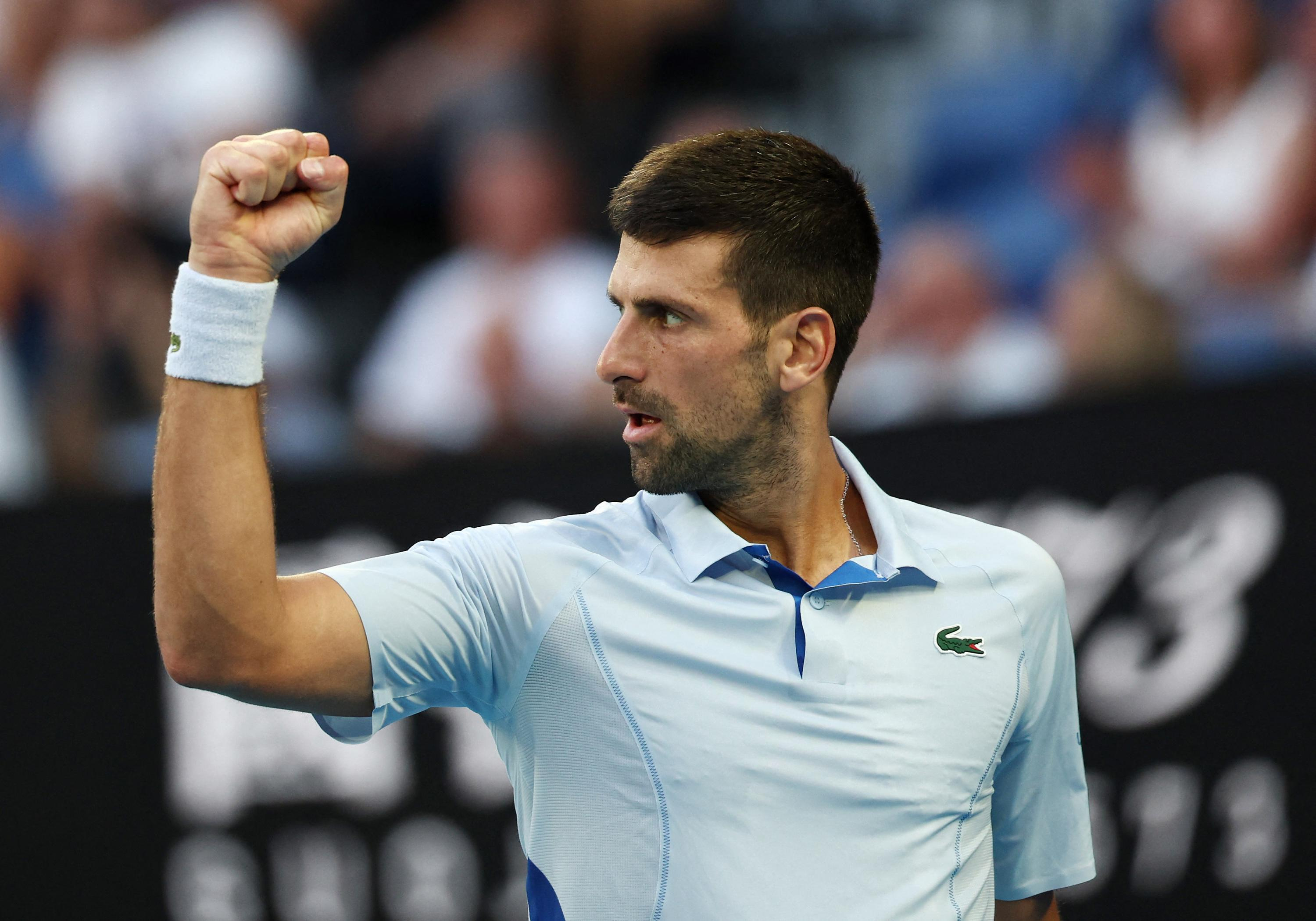 Australian Open: Djokovic overcomes Fritz for a 48th Grand Slam semi-final