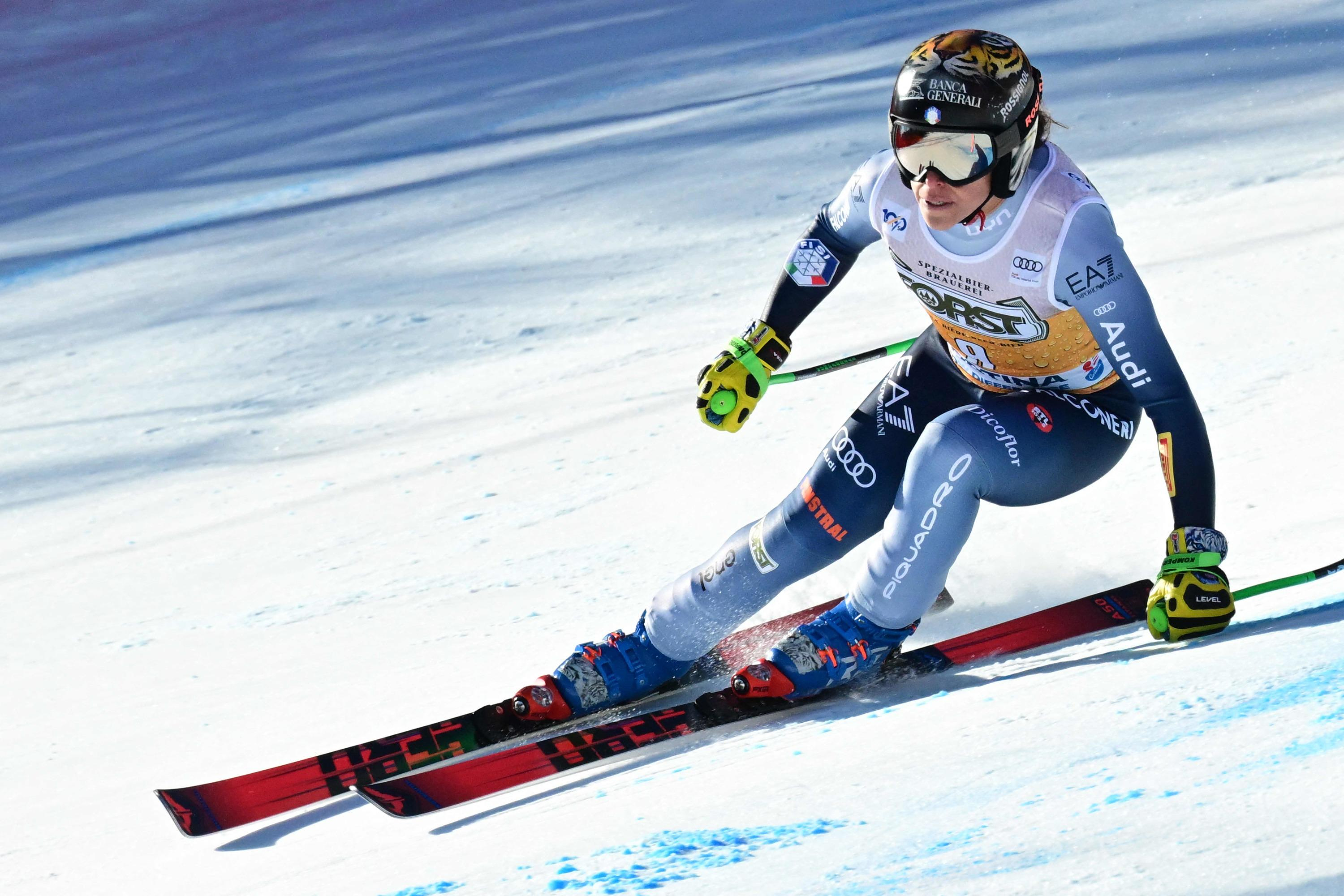 Alpine skiing: the second descent of Cortina disrupted and interrupted by the wind