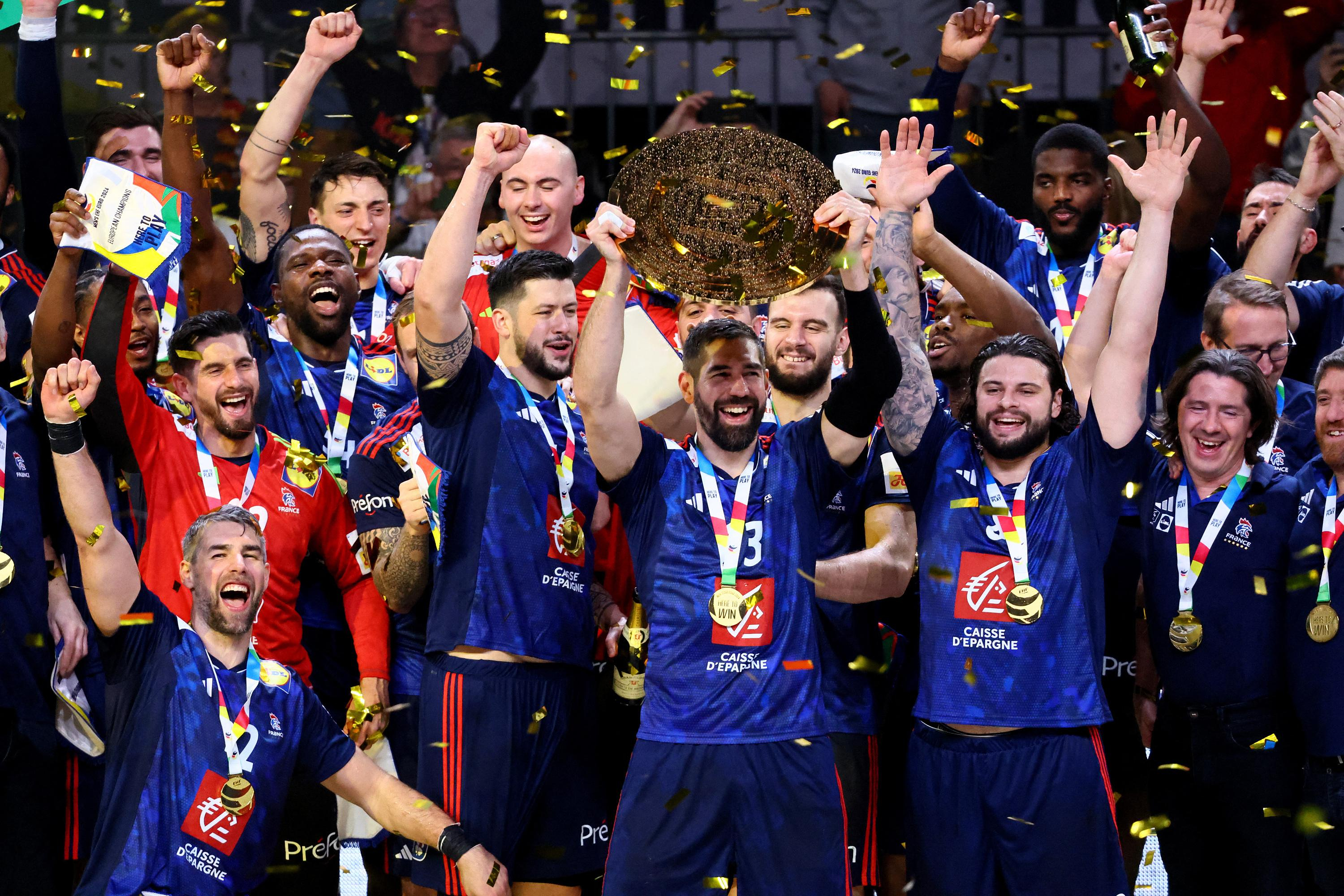 Handball: European champion, the French team received by Emmanuel Macron at the Élysée