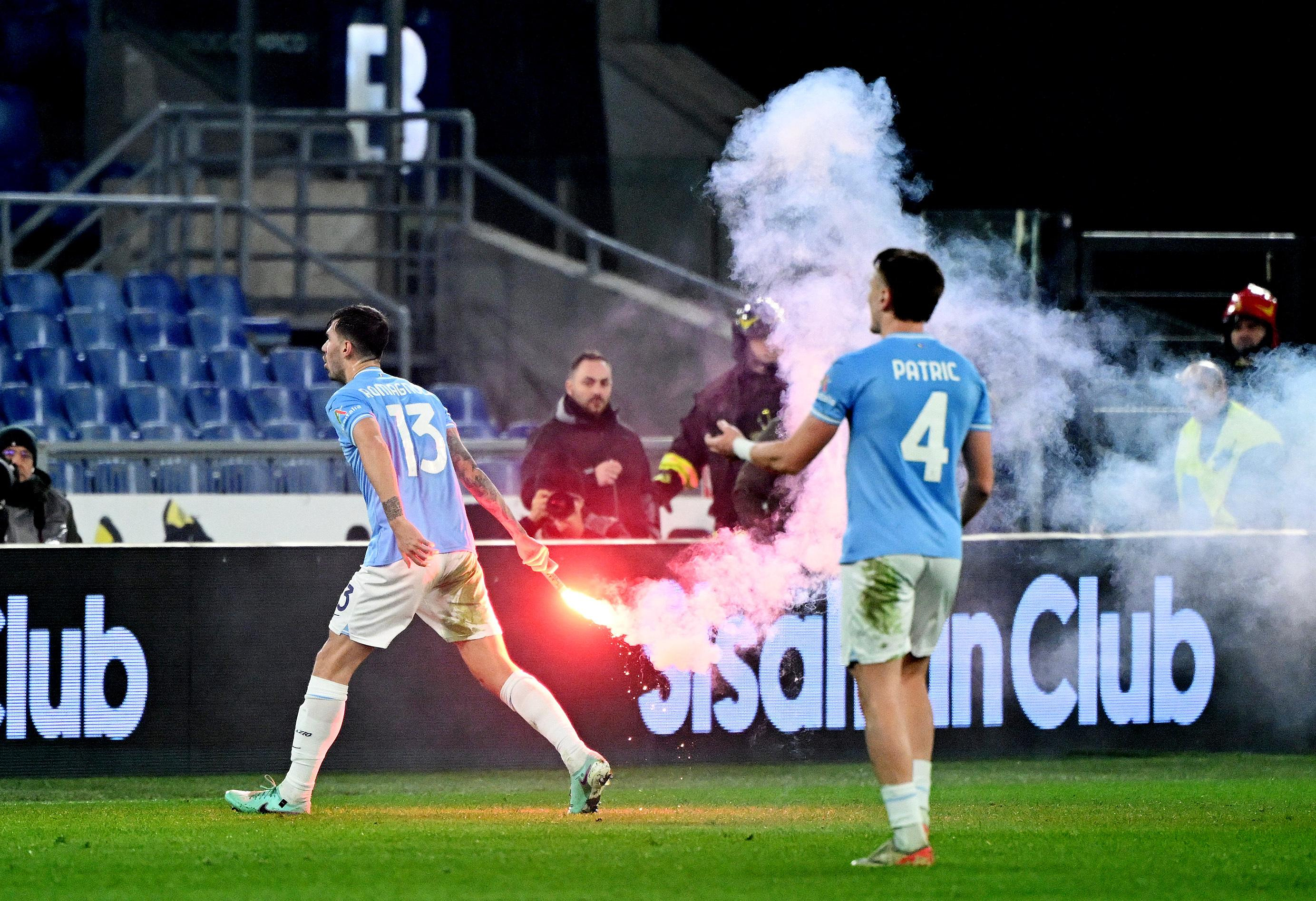 Italian Cup: 16 stadium bans after the Lazio-AS Rome derby