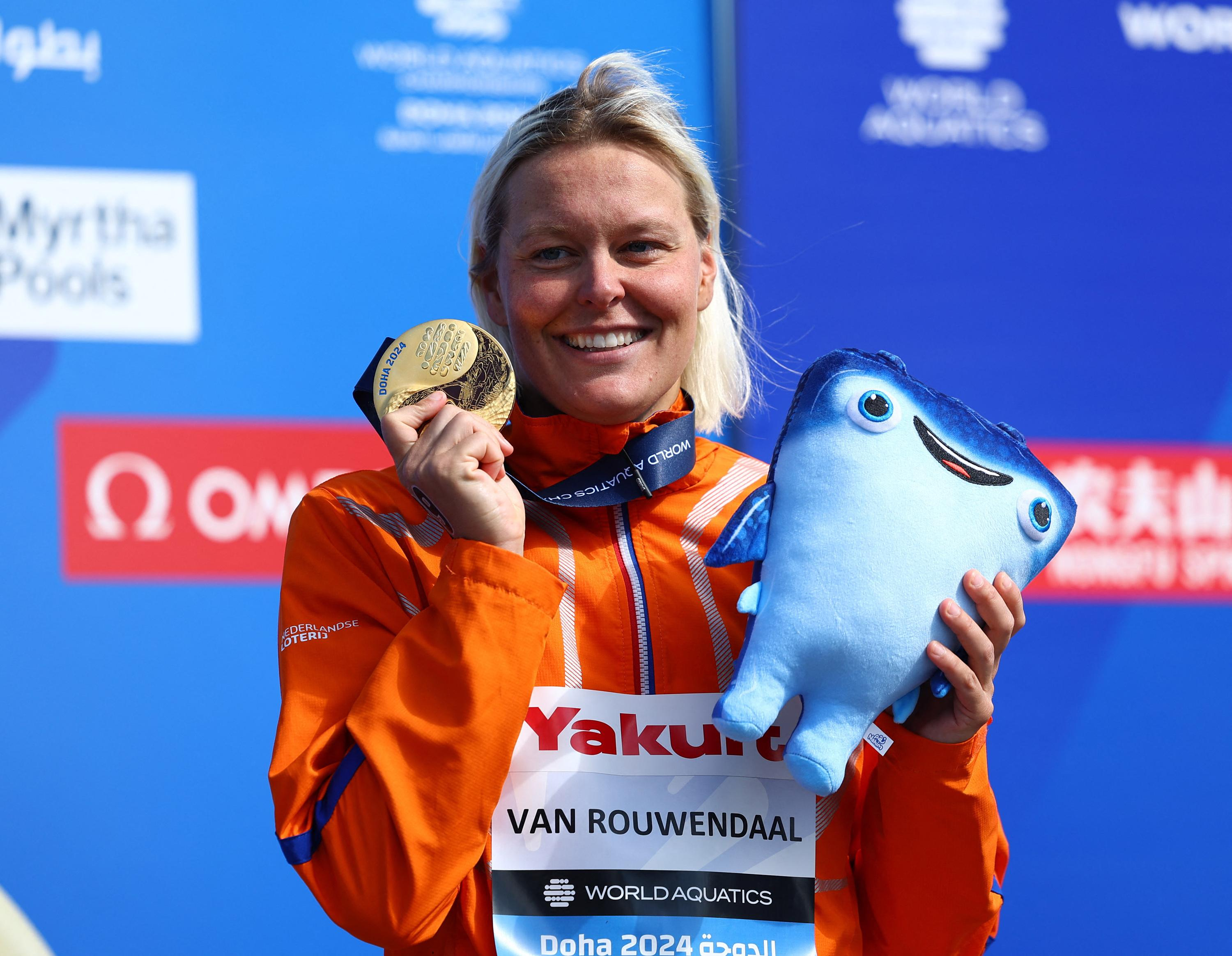 Swimming: Dutchwoman Van Rouwendaal wins 10km world title