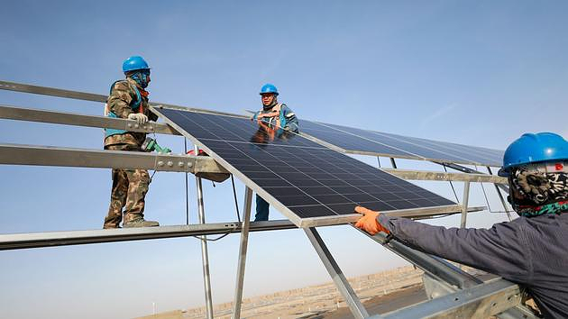 As many solar panels in China in one year as in Europe in thirty years