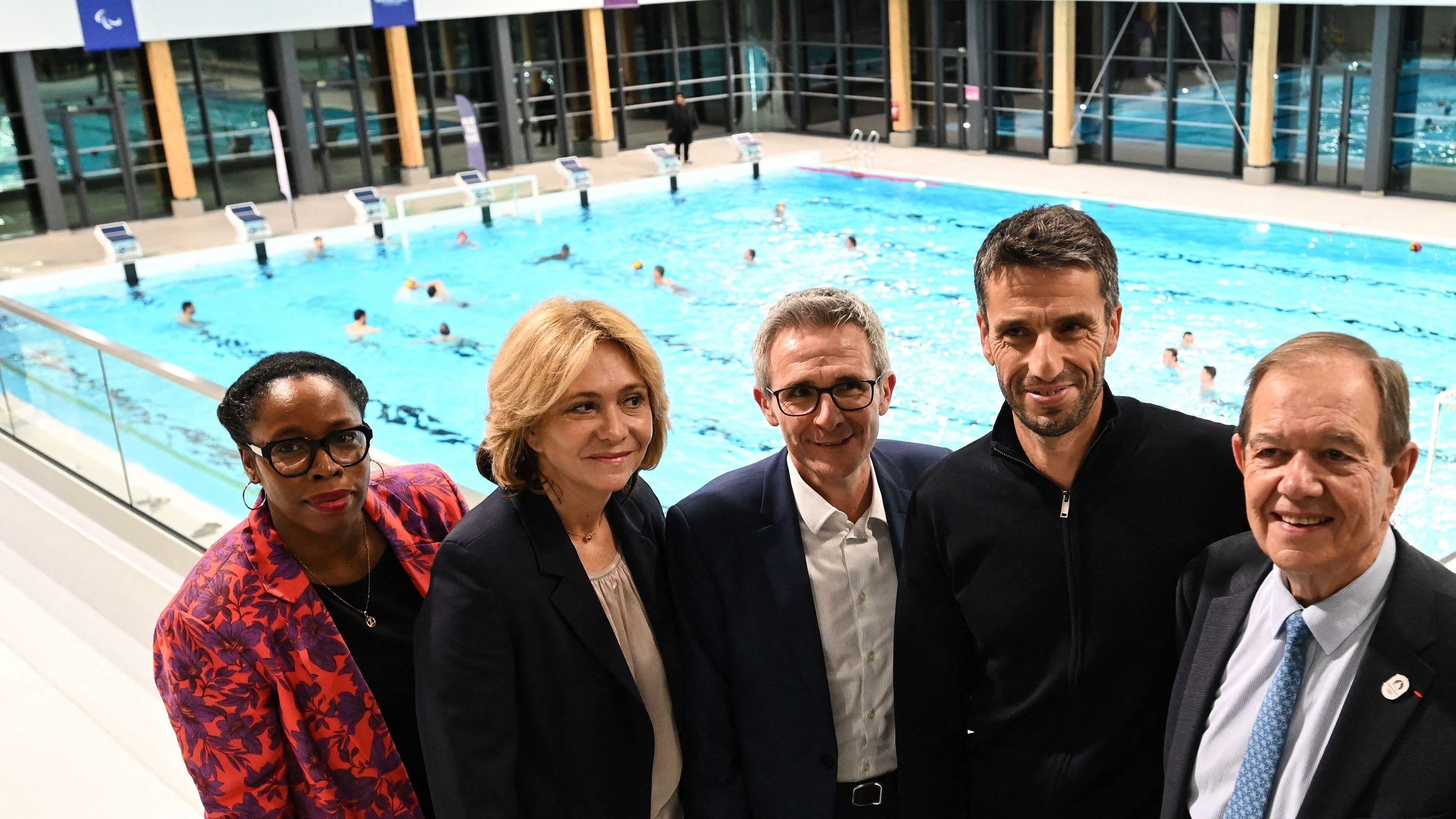 Paris 2024: inauguration of a brand new swimming pool in La Courneuve