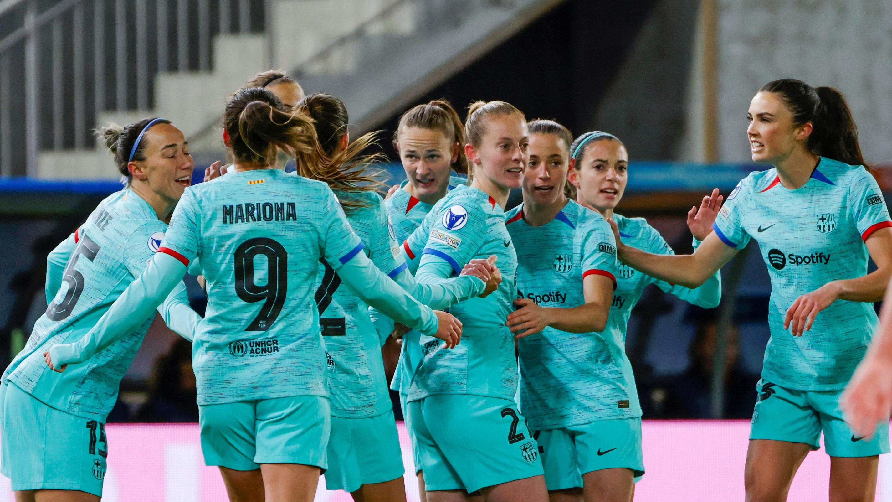 Women's Champions League: defending champion, Barça wins its quarter-final first leg Norway