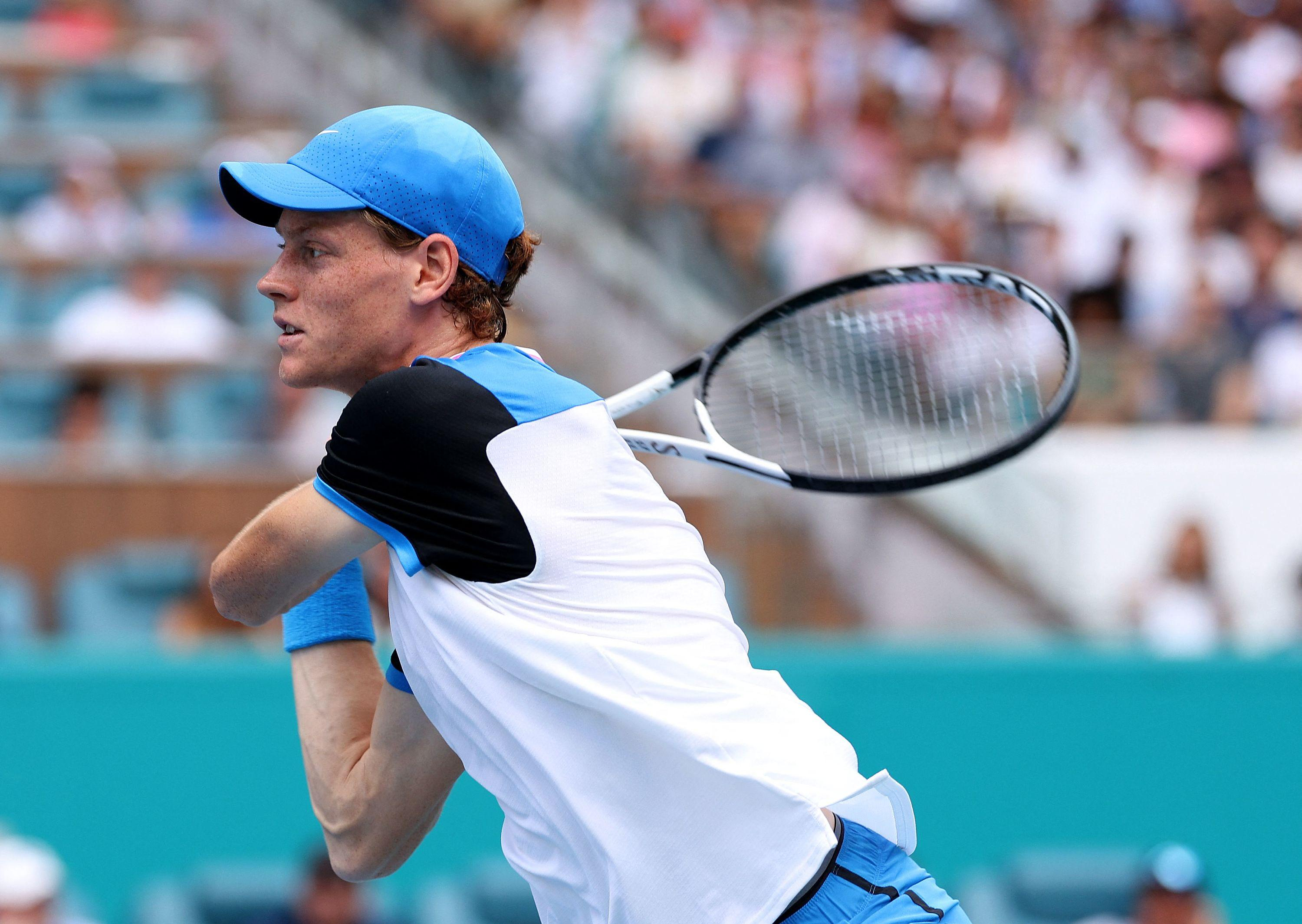 Tennis: Sinner destroys Medvedev in the half in Miami