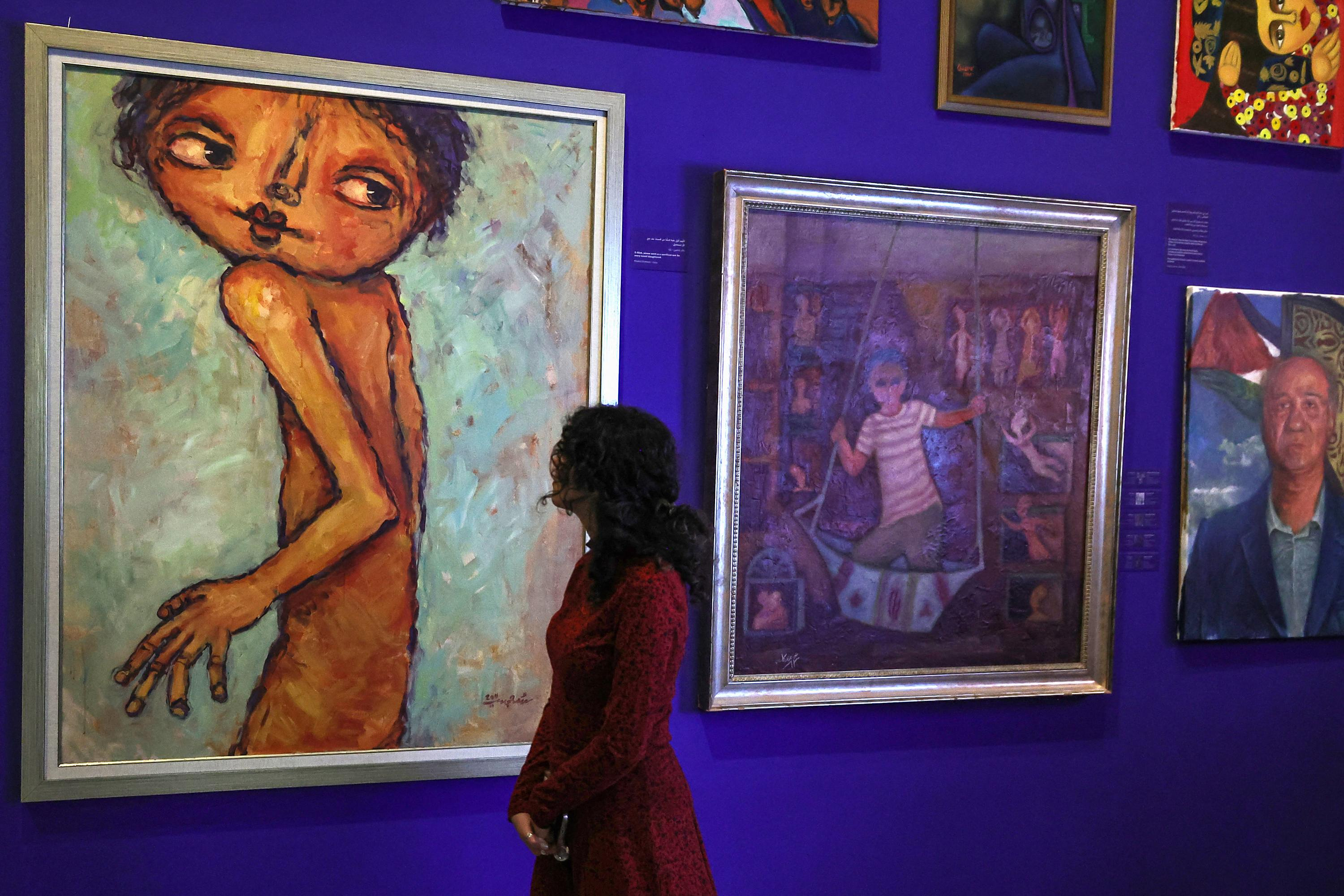In the West Bank, an exhibition to preserve Palestinian art from Gaza