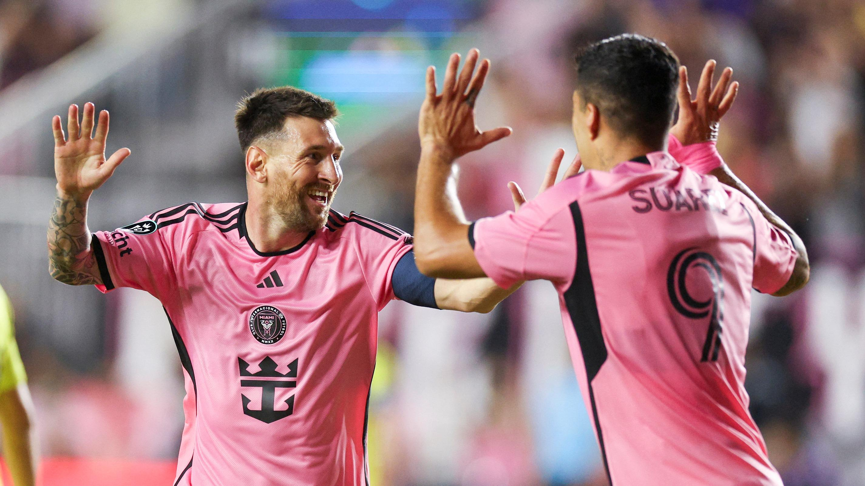 Football: with Messi and Suarez scorers, Miami advances to the Concacaf quarter-finals
