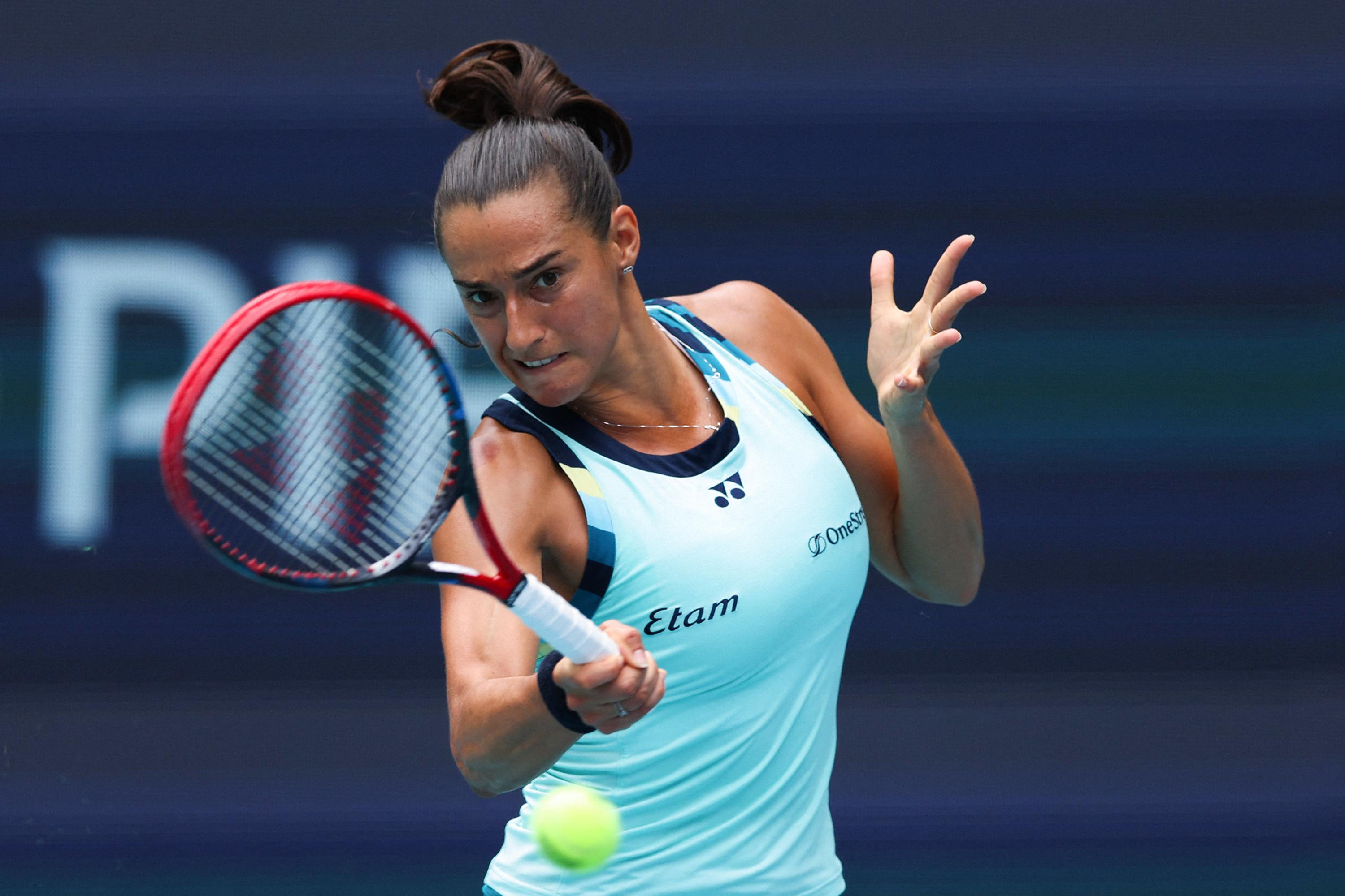 Tennis: Garcia largely beaten in the quarter-final of the WTA 1000 in Miami by Collins