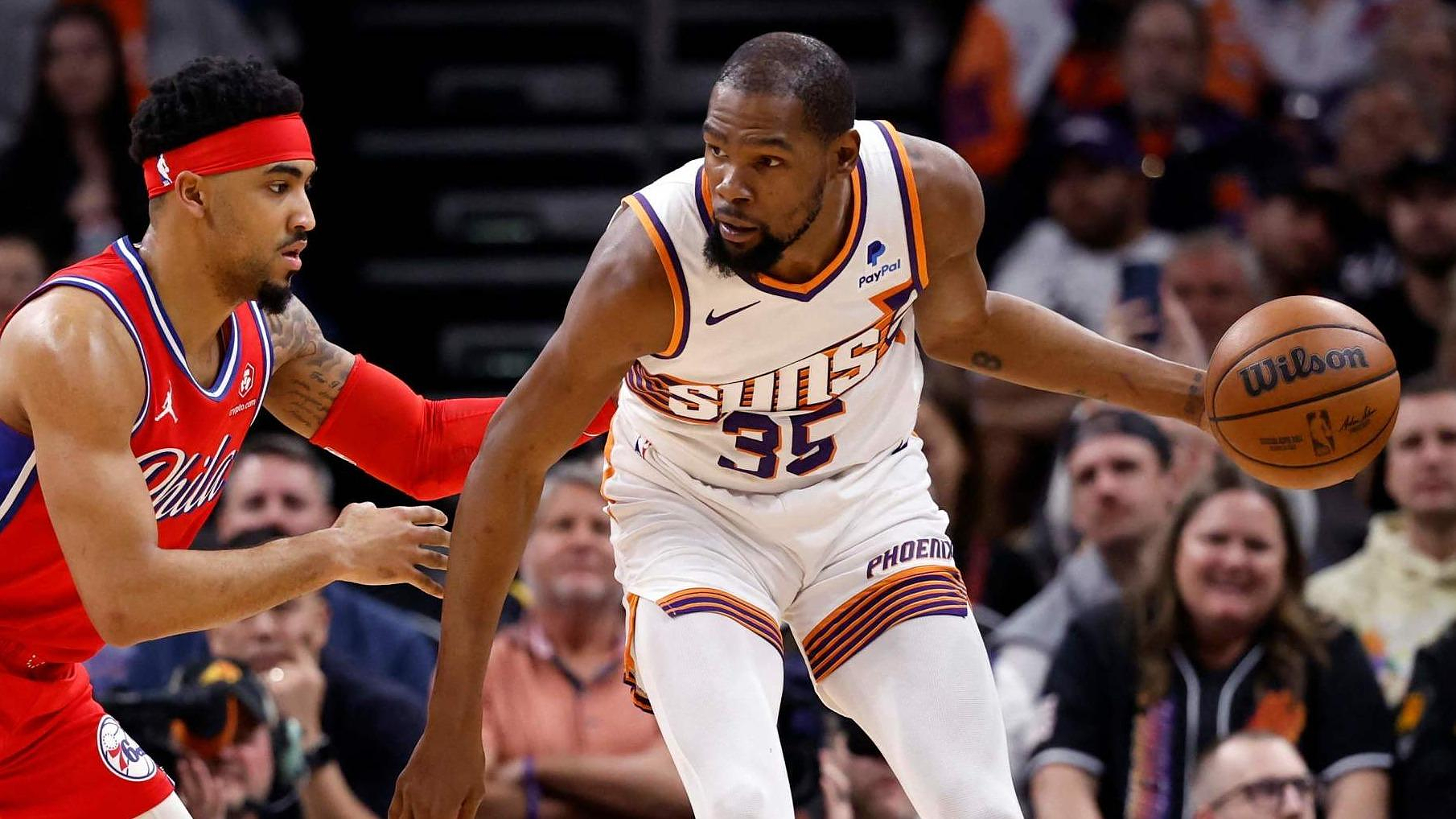 NBA: Kevin Durant doubles Shaquille O’Neal, the Suns take on the Sixers