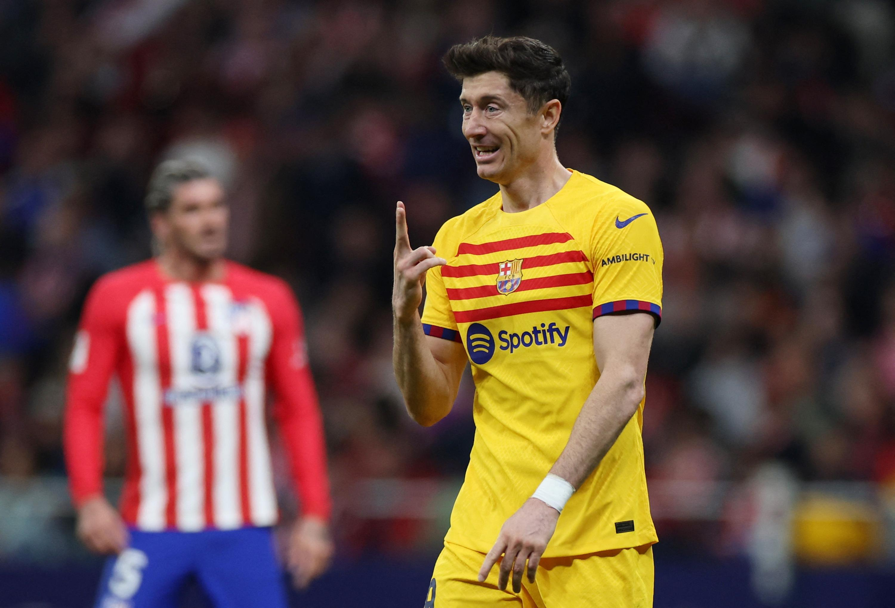 Liga: Barcelona corrects Atlético Madrid and takes second place, Lewandowski in great form