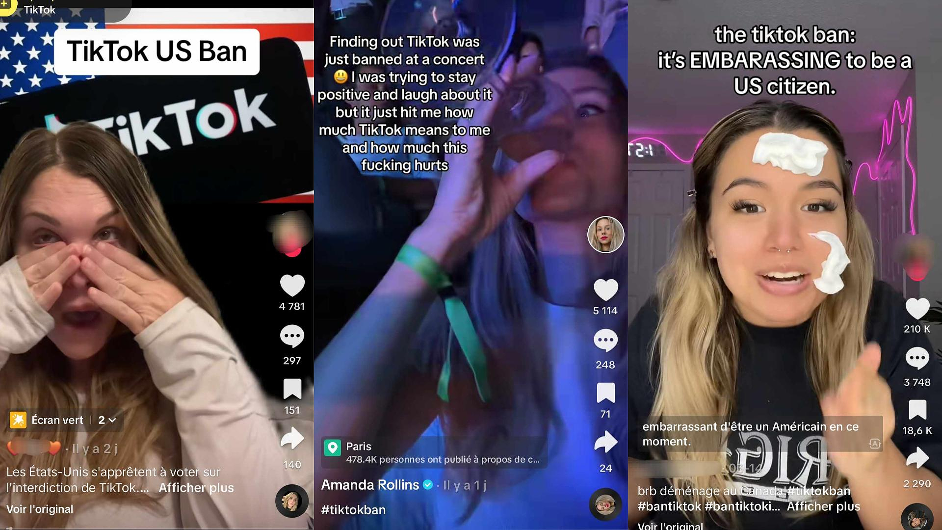 “I could lose up to 5,000 euros per month”: influencers are alarmed by a possible ban on TikTok in the United States