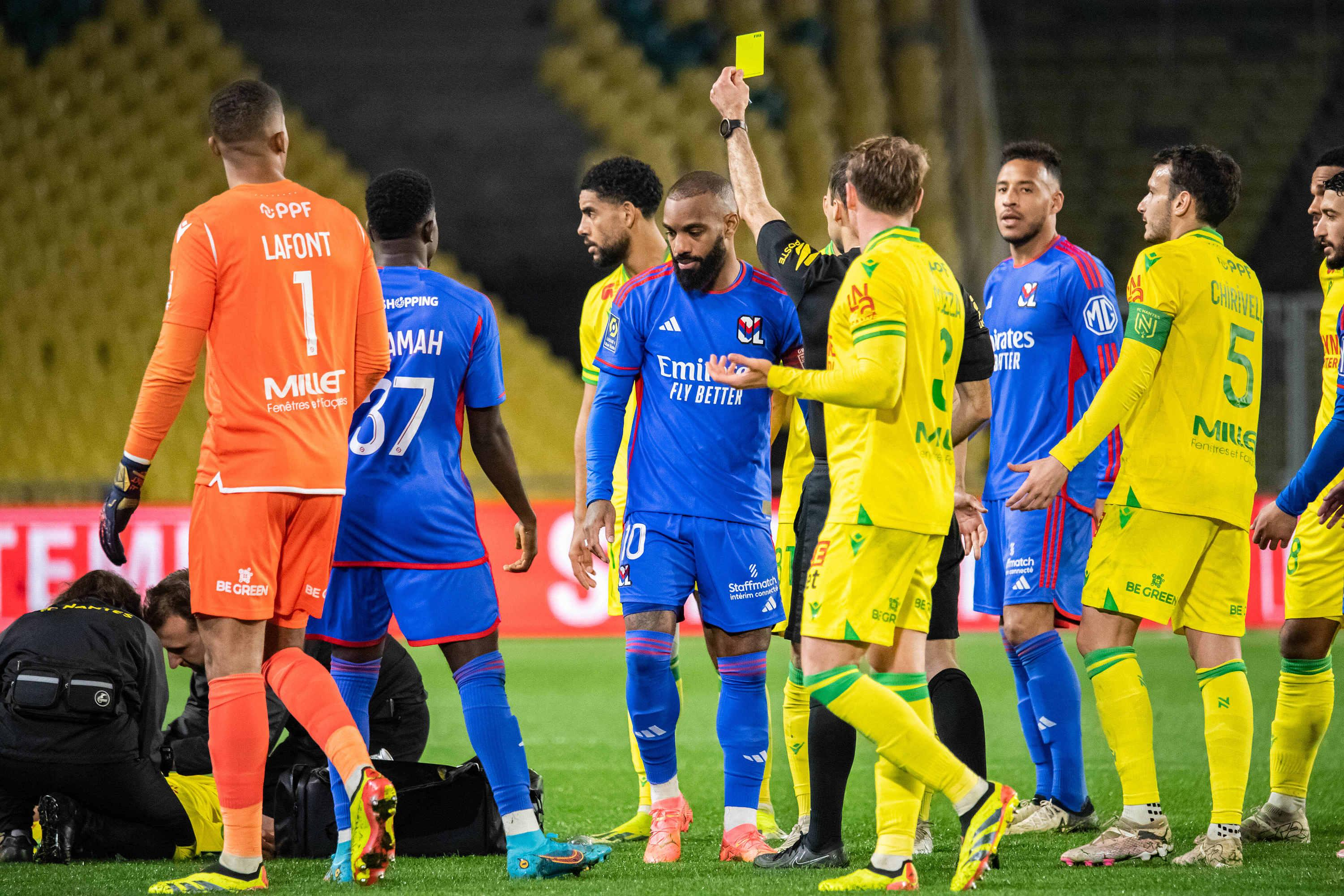 Nantes-Lyon: “I have the balls”, for Kombouaré, Lacazette’s fault deserved red
