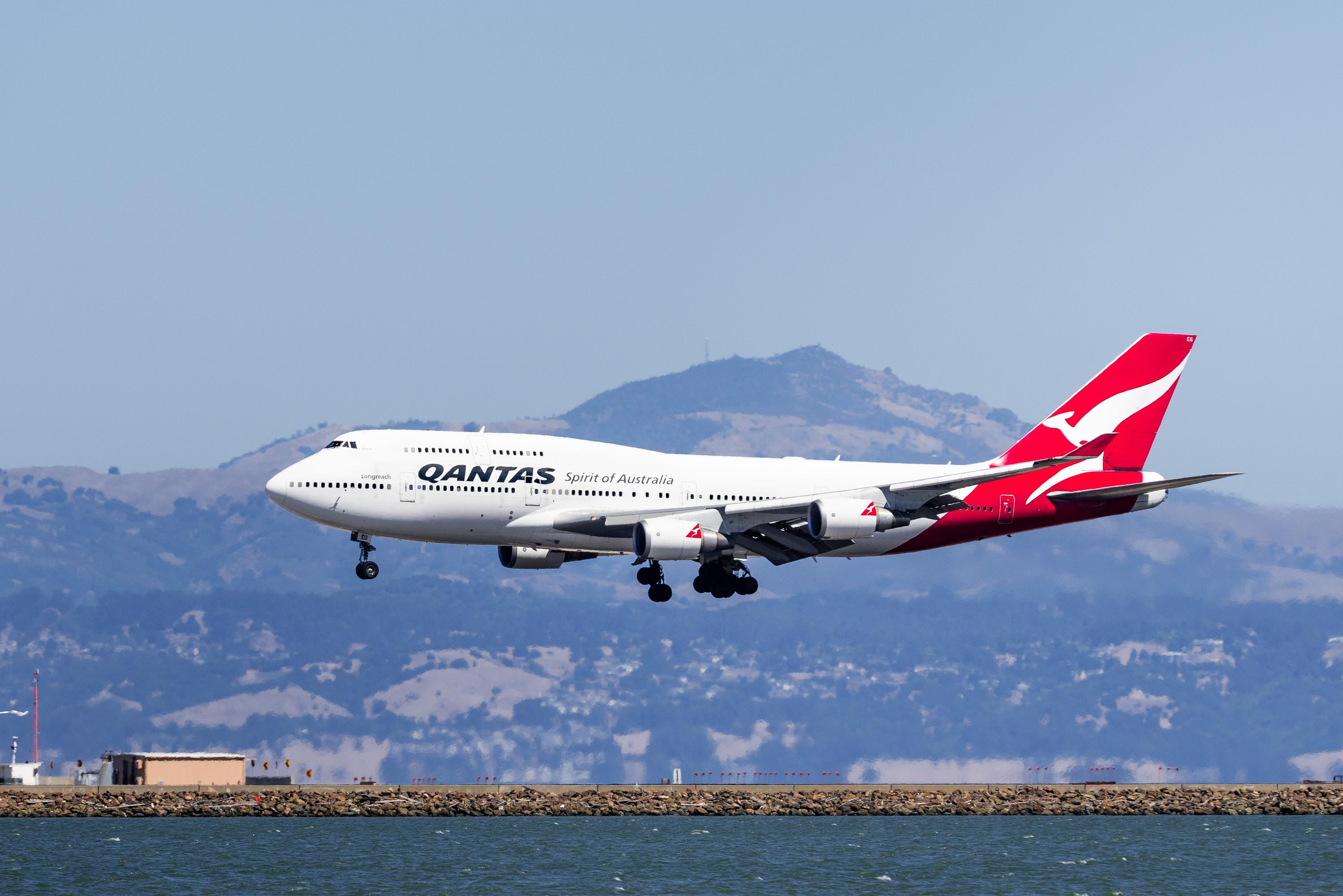 What is the 'phantom flight' scandal for which Qantas is being forced to pay a hefty fine?