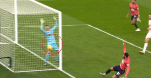 Premier League: the miraculous save by the Tottenham goalkeeper after added time