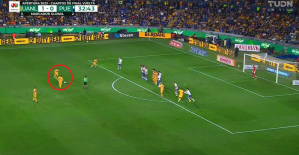 Football: in video, the sublime free kick scored by Gignac with the Monterrey Tigers