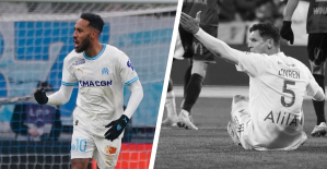 Marseille-Lyon: Aubameyang celebrating, Lovren and OL in distress... The tops and the flops