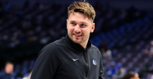 NBA: in video, when Luka Doncic makes the staff do push-ups after a shot from midfield