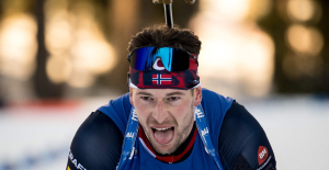 Biathlon: after a shot during dry training, five-time world champion Laegreid was excluded from the mass start