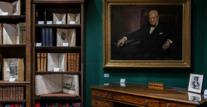 Winston Churchill, painter and writer, in the spotlight in New York
