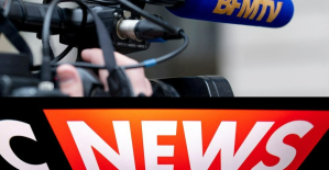 In the midst of an audience war, the two news channels CNews and BFMTV tied in December