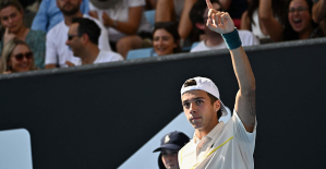 Australian Open: on video, relive Arthur Cazaux's qualification for the round of 16