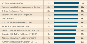 The 20 most sustainable global funds