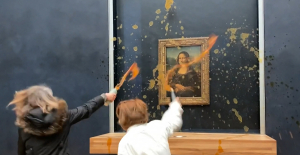 The Mona Lisa sprayed: the two ecologists will have to pay a contribution