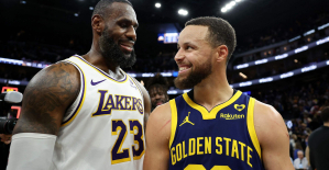 NBA: 289 points, James' Lakers win a crazy match against Curry's Warriors