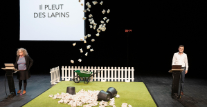 Our review of the play The Rabbit Problem: hilarious!