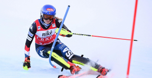 Alpine skiing: Mikaela Shiffrin evacuated by helicopter after her fall on the descent from Cortina d’Ampezzo
