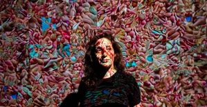 Sandra Rodriguez transforms millions of pornographic images into abstract mosaic using AI