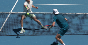 Australian Open: in video, the very unusual point won by Stefanos Tsitsipas