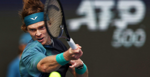 Tennis: Rublev logically dominates Arthur Cazaux in the round of 16 in Dubai