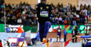 Athletics: five years later, Tamgho is satisfied with a jump of 15.20 m