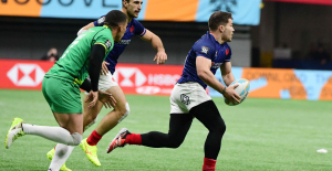 Rugby 7s: Antoine Dupont qualifies the Blues for the semi-finals in Vancouver