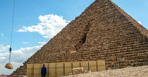 Egypt revises its copy after a controversy surrounding the renovation of the pyramid of Mykerinos