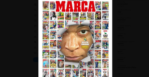Football: the impressive front page of the Spanish newspaper Marca on Mbappé