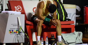 Tennis: injured, Alcaraz on the ground