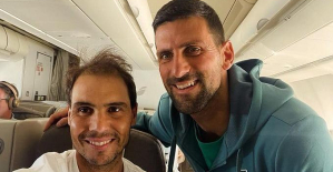 Tennis: Nadal and Djokovic on the same plane to reach the United States