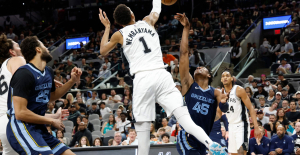 NBA: counter, rebound and dunk, the phenomenal action of Wembanyama with the Spurs