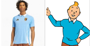 Euro 2024: Belgium will wear... a Tintin-style outfit