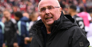 Football: suffering from cancer, former England coach Eriksson coached Liverpool at Anfield for a match