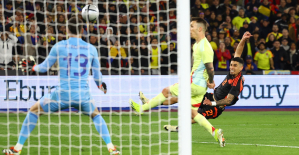 Football: in video, the incredible goal worthy of Olive and Tom scored by Colombia against Spain
