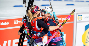 Biathlon: Les Bleues sixth in the last women's relay, victory and globe for Norway